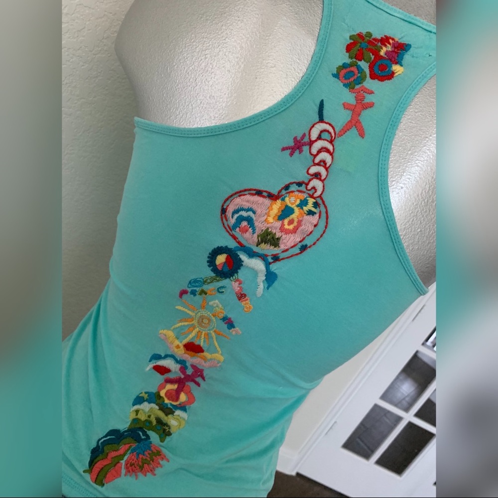 **SOLD** DA-NANG Embroidered Tank - Picture 1 of 8